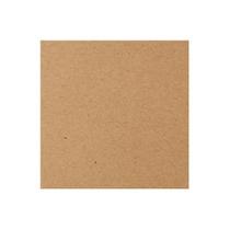 Placa MDF Cru A4 15x15cm 100 Unid 3mm Artesanato e Quadros