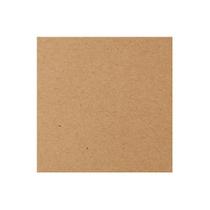 Placa MDF Cru A4 20x20cm 50 Unid 3mm Artesanato e Quadros
