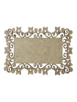 Placa MDF Cru Artesanato Design Arabesco Flores 20CM Placa MDF Cru Artesanato Design Arabesco Flores 20CM
