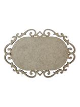 Placa MDF Cru Artesanato Design Aramado Arabesco 30CM