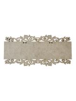 Placa MDF Cru Artesanato Design Retangular Flores 30CM
