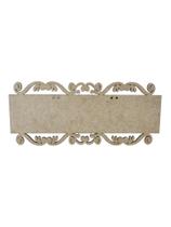 Placa MDF Cru Artesanato Design Retangular Liso 20CM