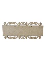 Placa Mdf Cru Artesanato Design Retangular Liso 35Cm