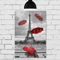 Placa MDF Foto Torre Eiffel Paris - Quartinhos