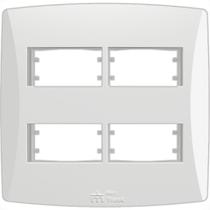 Placa Mectronic Petra 4X4 - 4 Modulos Branca - 82044