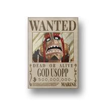Placa Metal decoração 20x28 cartaz procurado Usop One Piece Placa Metal decoração 20x28 cartaz procurado Usop One Piece