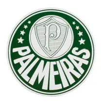 Placa Metal Formato Escudo Time 20X20Cm - Palmeiras Placa Metal Formato Escudo Time 20X20Cm - Palmeiras