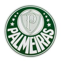Placa Metal Formato Escudo Time 20x20cm Palmeiras