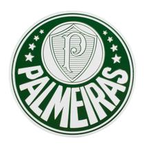 Placa Metal Formato Escudo Time Decoração 20.5x17.5cm - Palmeiras