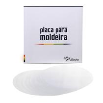 Placa Moldeira Silicone 2mm 10 Und Redonda Quadrada Villevie