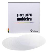 Placa Moldeira Silicone 2mm 5 Und Redonda Quadrada Villevie