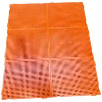 Placa Montagem para Painel Quadro Elétrico e Caixas de Passagem 48x57cm Perfurada
