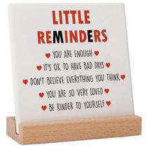 Placa motivacional Lodeskee Little Reminders com placa motivacional