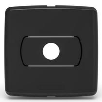 Placa Neo Sottile Para Móveis Saída De Fio Preta Enerbras