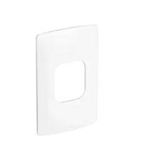 Placa Nereya Dois Postos Juntas 4x2cm Branco Fosco - Pial Legrand