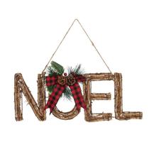 Placa noel rattan c/laco c/1 un Placa noel rattan c/laco c/1 un
