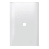 Placa Novara Branco 4x2 com Furo Dicompel Placa Novara Branco 4x2 com Furo Dicompel