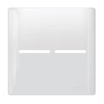Placa Novara Branco 4x4 2 Interruptores com Suporte Dicompel Placa Novara Branco 4x4 2 Interruptores com Suporte Dicompel