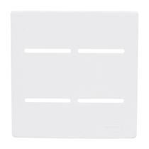 Placa Novara Branco 4x4 4 Interruptores Com Suporte Dicompel