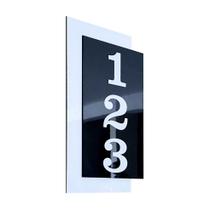 Placa Número Residencial Casa Rua Prédio Personalizado ACM