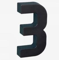 Placa Número Residencial Preto Roper Plast Proteção Uv Placa Número Residencial Preto Roper Plast Proteção Uv