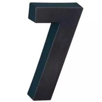 Placa Número Residencial Preto Roper Plast Proteção Uv Placa Número Residencial Preto Roper Plast Proteção Uv