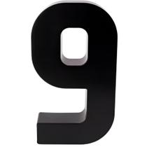 Placa Número Residencial Preto Roper Plast Proteção Uv