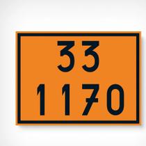 Placa Numerologica 33 3475 (nova Lei) Cx Com 10 Unidades.