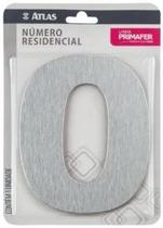 Placa Números Residenciais Alumínio, Do N.º 0 À 9 Atlas Placa Números Residenciais Alumínio, Do N.º 0 À 9 Atlas