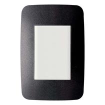 Placa Origen 4x2 3 Módulos Grafite Abb Placa Origen 4x2 3 Módulos Grafite Abb