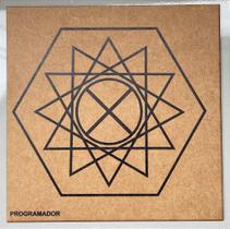 Placa ou Gráfico Radiônico Programador Físico 17X17 em MDF 19X19 CM e 3mm expessura Placa ou Gráfico Radiônico Programador Físico 17X17 em MDF 19X19 CM e 3mm expessura