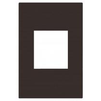 Placa P/2 Mod.Juntos Com Suporte 4X2 - Recta Chocolate Satin