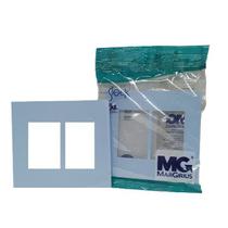 Placa P/ 6 X Modulo Sleek Sereno Azul 4x4 Margirius Placa P/ 6 X Modulo Sleek Sereno Azul 4x4 Margirius