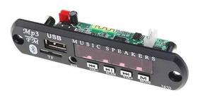 Placa P/ Amplificador - Modulo Usb Mp3 Bluetooth Aux 12volts