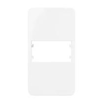 Placa p/ condulete 3/4" cega c/ suporte sleek branco Placa p/ condulete 3/4" cega c/ suporte sleek branco