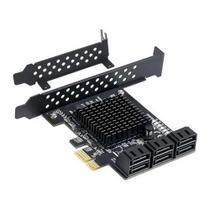 Placa P/hd Ssd Sata 3 6gb Marvell 9125 - 6 Portas Nfe