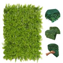 Placa Painel Jardim Vertical Artificial Eucalipto Cheia Folhagem 40x60 Muro Inglês - Florarte