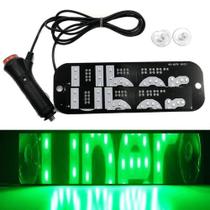 Placa Painel Luminoso USB LED 2 Ventosa Tomada Veicular Acendedor JXS1101VD