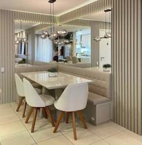 Placa Painel Ripado Decorativo Revestimento Parede Poliestireno Ambiente Acabamento Flexível Moderno