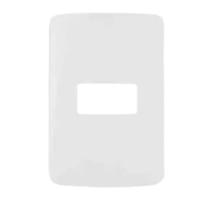 Placa Para 1 Módulo Com Suporte Branca 2x4 - Margirius