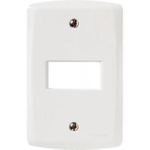 Placa Para 1 Modulo Horizontal Branco 4X2 - Tlx57105204Br Placa Para 1 Modulo Horizontal Branco 4X2 - Tlx57105204Br