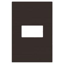 Placa Para 1 Modulo Horizontal Com Suporte 4X2 Brs12407-9Ch.