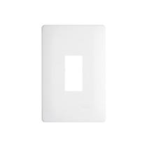 Placa para 1 Módulo Vertical 4x2 Habitat Branca - Fame Placa para 1 Módulo Vertical 4x2 Habitat Branca - Fame