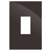 Placa Para 1 Modulo Vertical Com Suporte 4X2 Brg11496-0Ch. Placa Para 1 Modulo Vertical Com Suporte 4X2 Brg11496-0Ch.