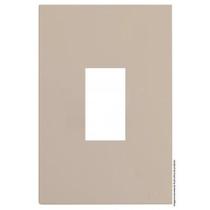 Placa Para 1 Modulo Vertical Com Suporte 4X2 Brs12401-1Ar.