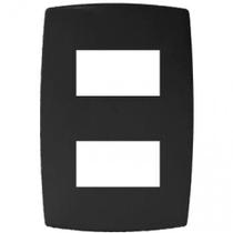 Placa Para 2 Mód Separados Com Suporte 4X2 Blux Home Grafite Placa Para 2 Mód Separados Com Suporte 4X2 Blux Home Grafite