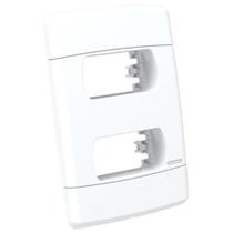 Placa Para 2 Modulos Separados 4X2 - Neo Sottile Branco Placa Para 2 Modulos Separados 4X2 - Neo Sottile Branco