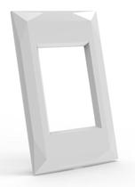 Placa Para 3 Modulos Com Suporte 4X2 - Doha Branco