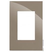 Placa Para 3 Modulos Sem Suporte 4X2 - Recta Fendi Gloss Placa Para 3 Modulos Sem Suporte 4X2 - Recta Fendi Gloss