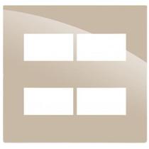 Placa Para 4 Modulos Separados Com Suporte 4X4 Brg11583-5Ar. Placa Para 4 Modulos Separados Com Suporte 4X4 Brg11583-5Ar.